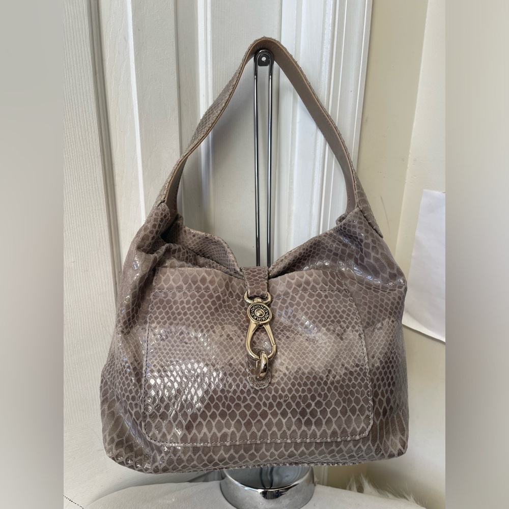 Dooney and Bourke Snakeskin Patterned Bag EUC